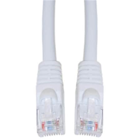 Cable Wholesale Cat6 White Ethernet Patch Cable- Snagless Molded Boot- 5 foot 10X8-09105
